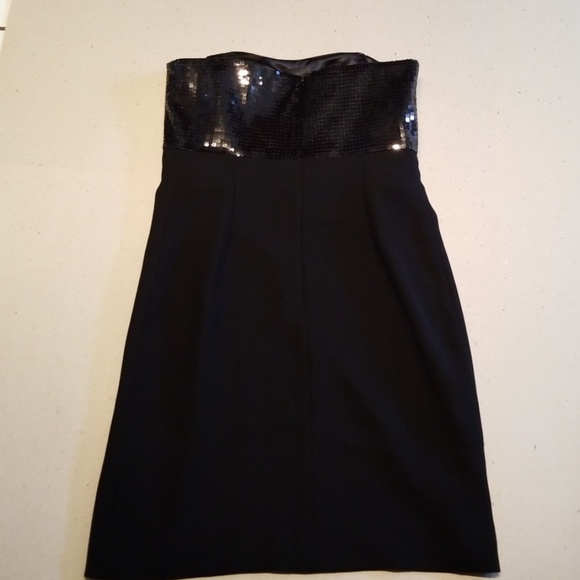 Ann Taylor strapless black formal dress - Picture 3 of 7